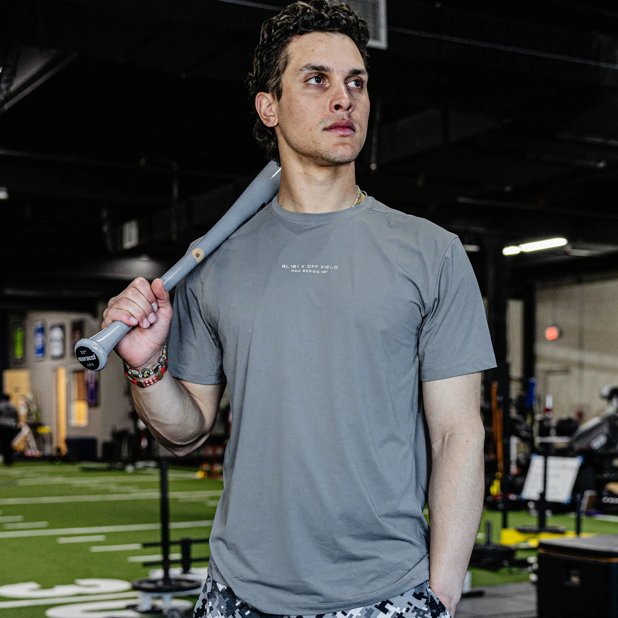 Pro Series Tech Mesh Youth Tee - Gray - Image 3