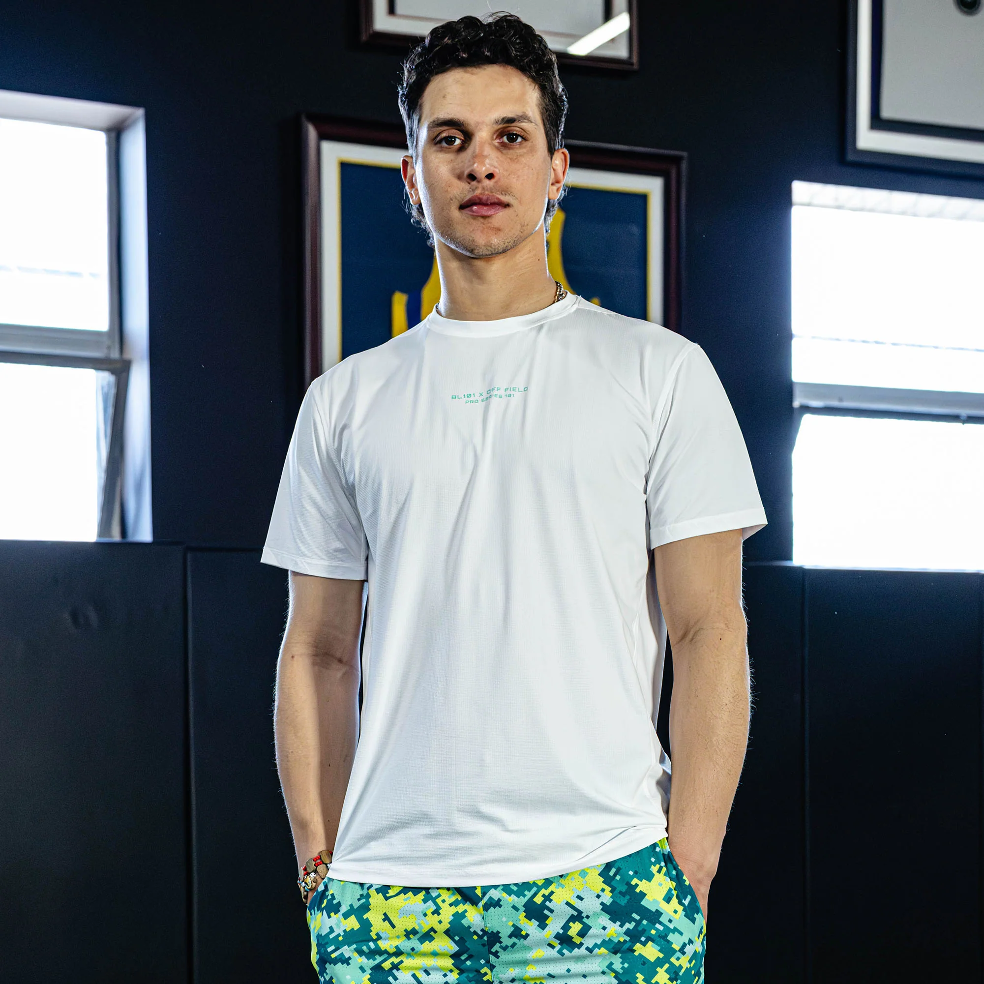 Pro Series Tech Mesh Youth Tee - White - Image 3