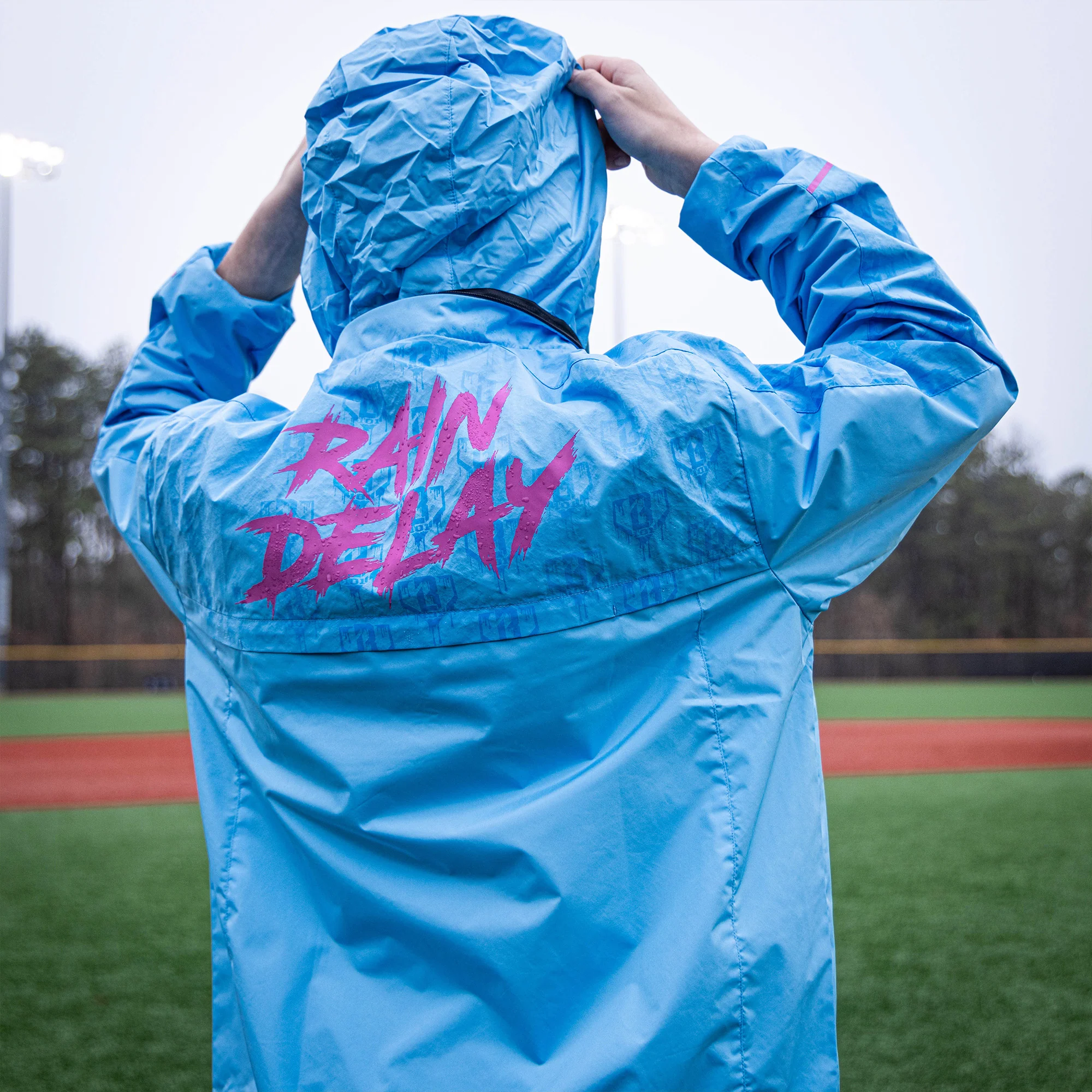 Rain Delay Jacket - Cotton Candy Blue - Image 7