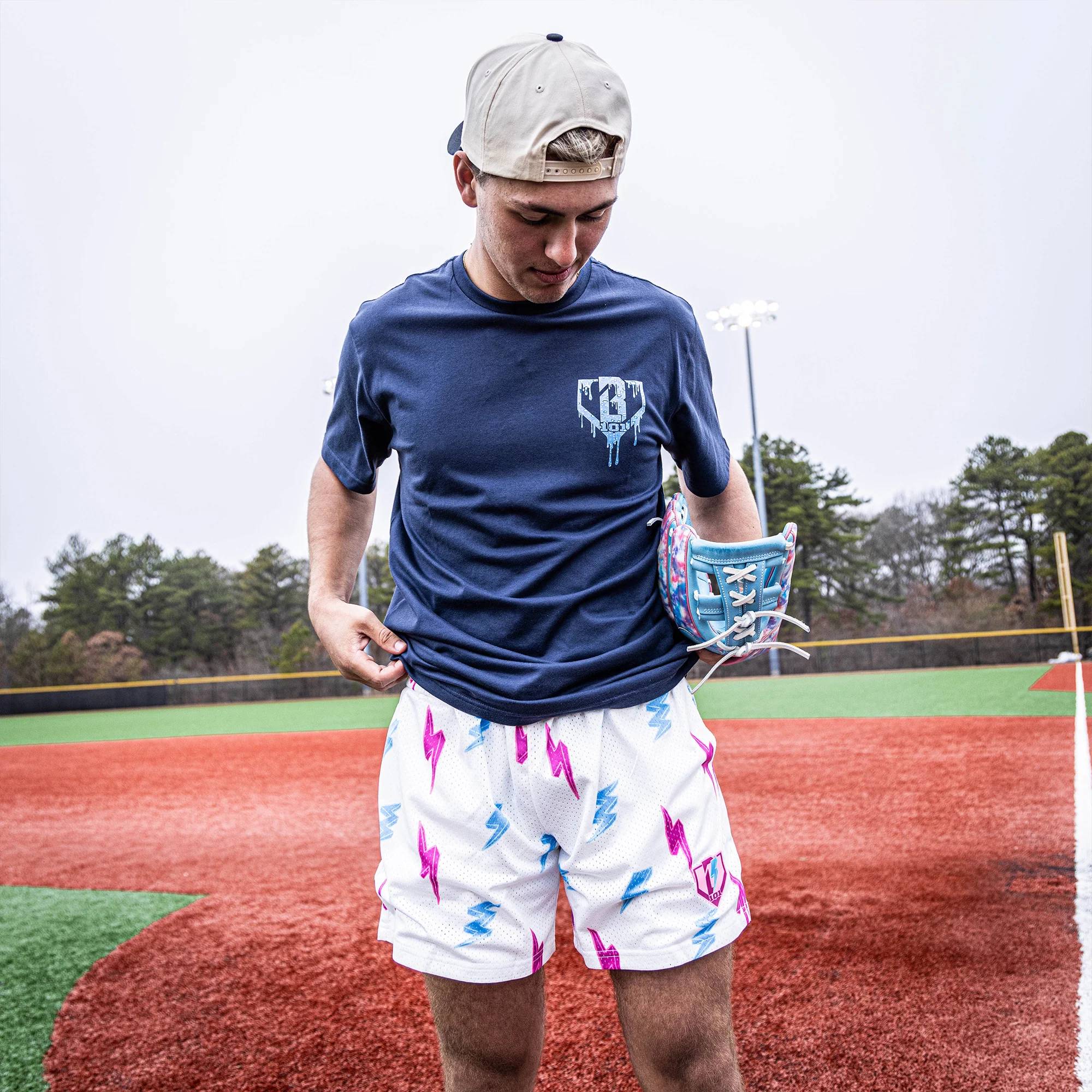 Rain Delay Shorts - Lightning Bolt - Image 2