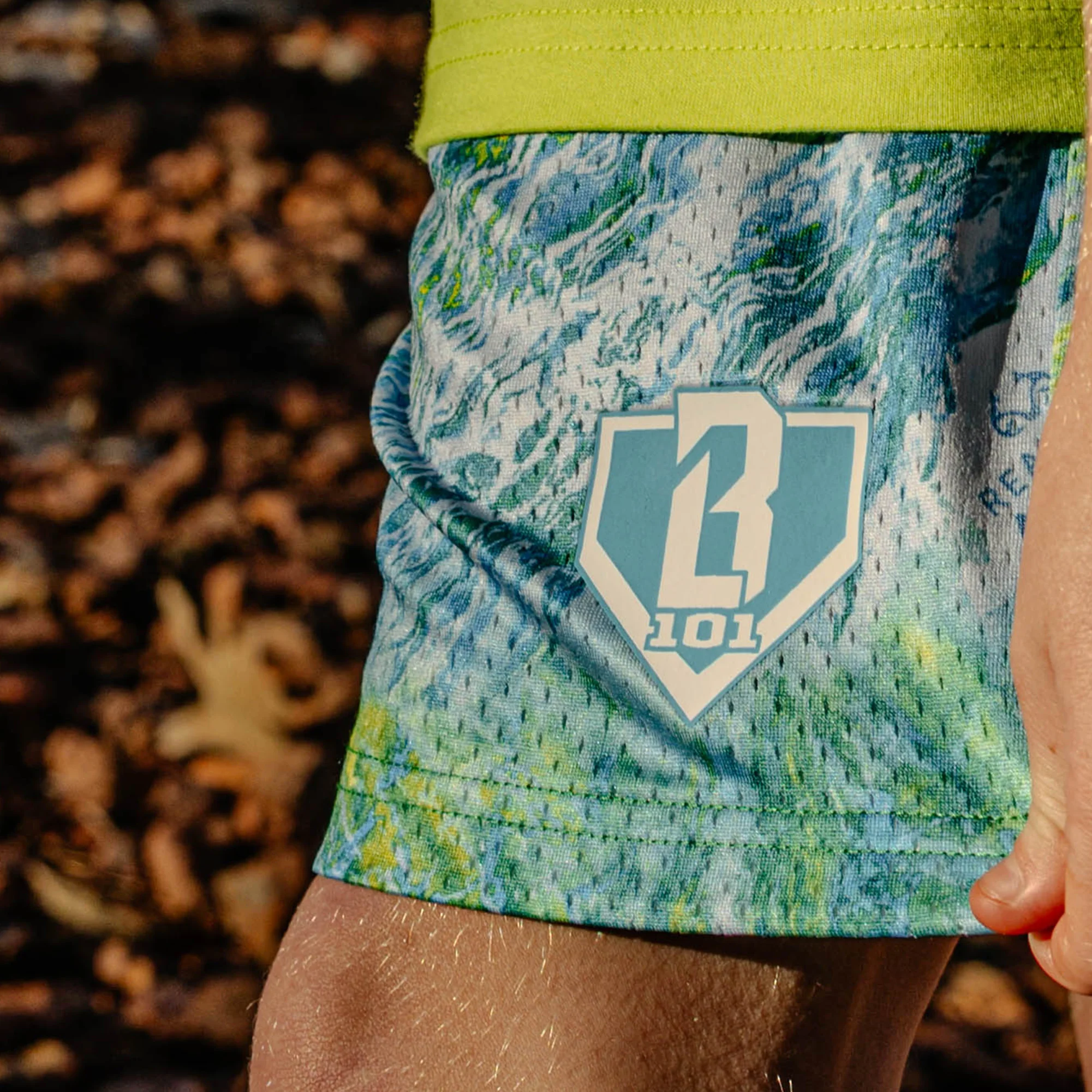 Realtree Aspect Youth Shorts - Teal - Image 2