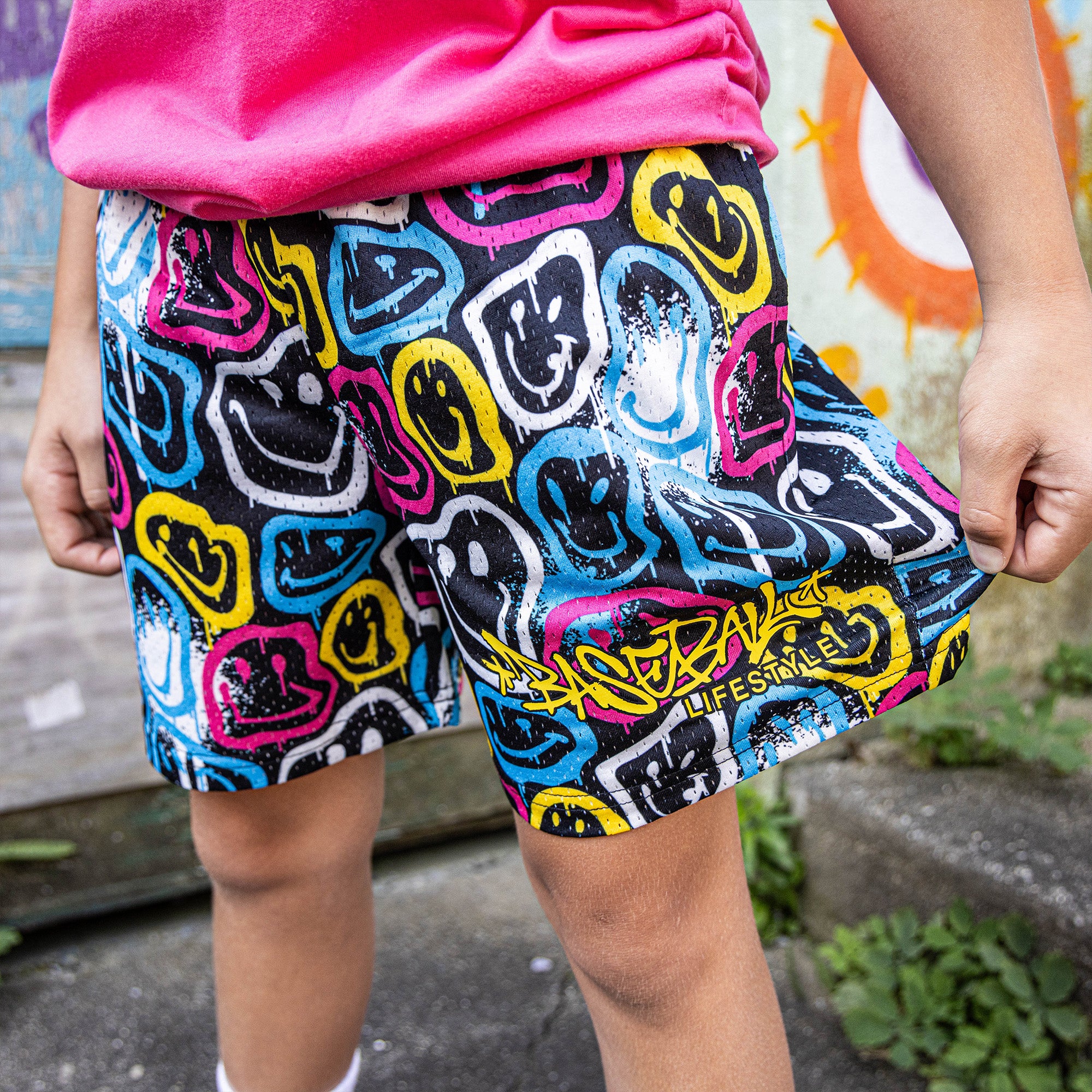 Smiley Slugger Youth Shorts - Image 3