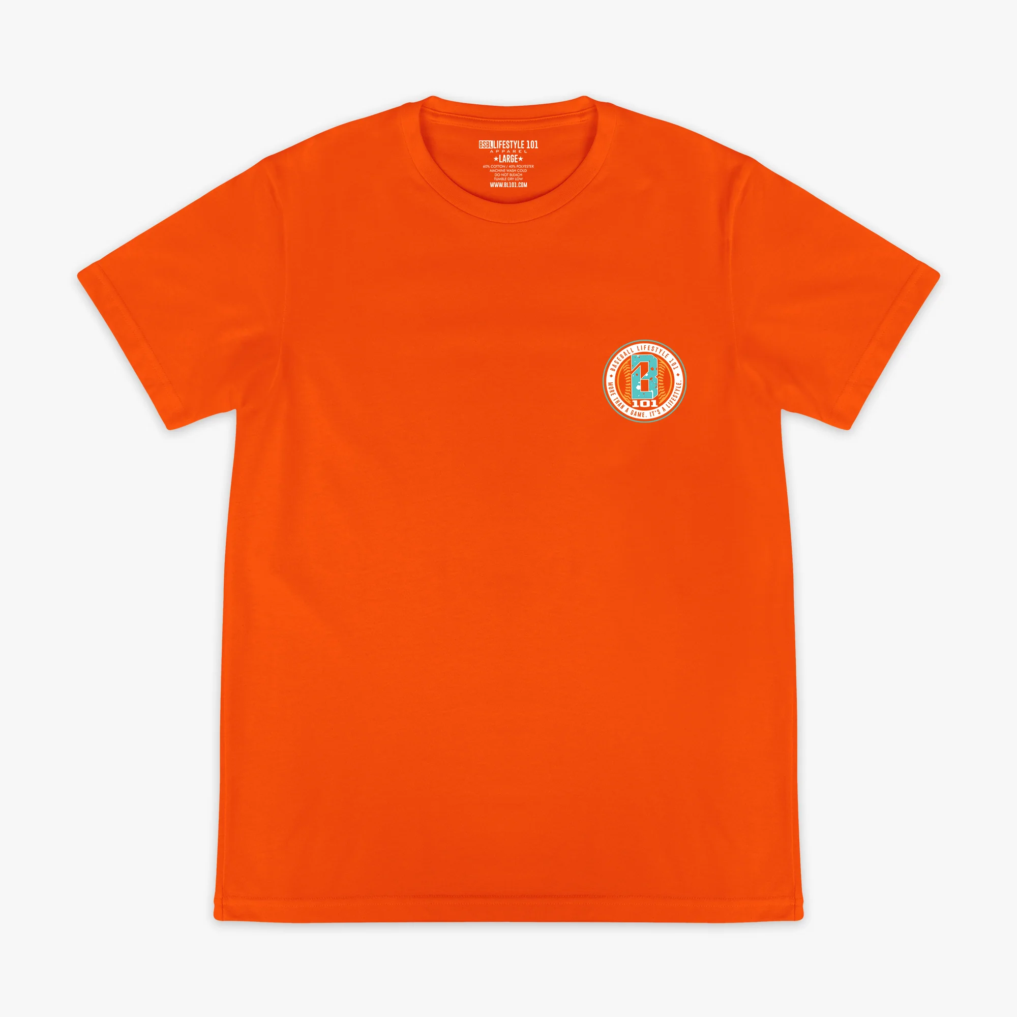 Splatter Established Tee - Orange - Image 2