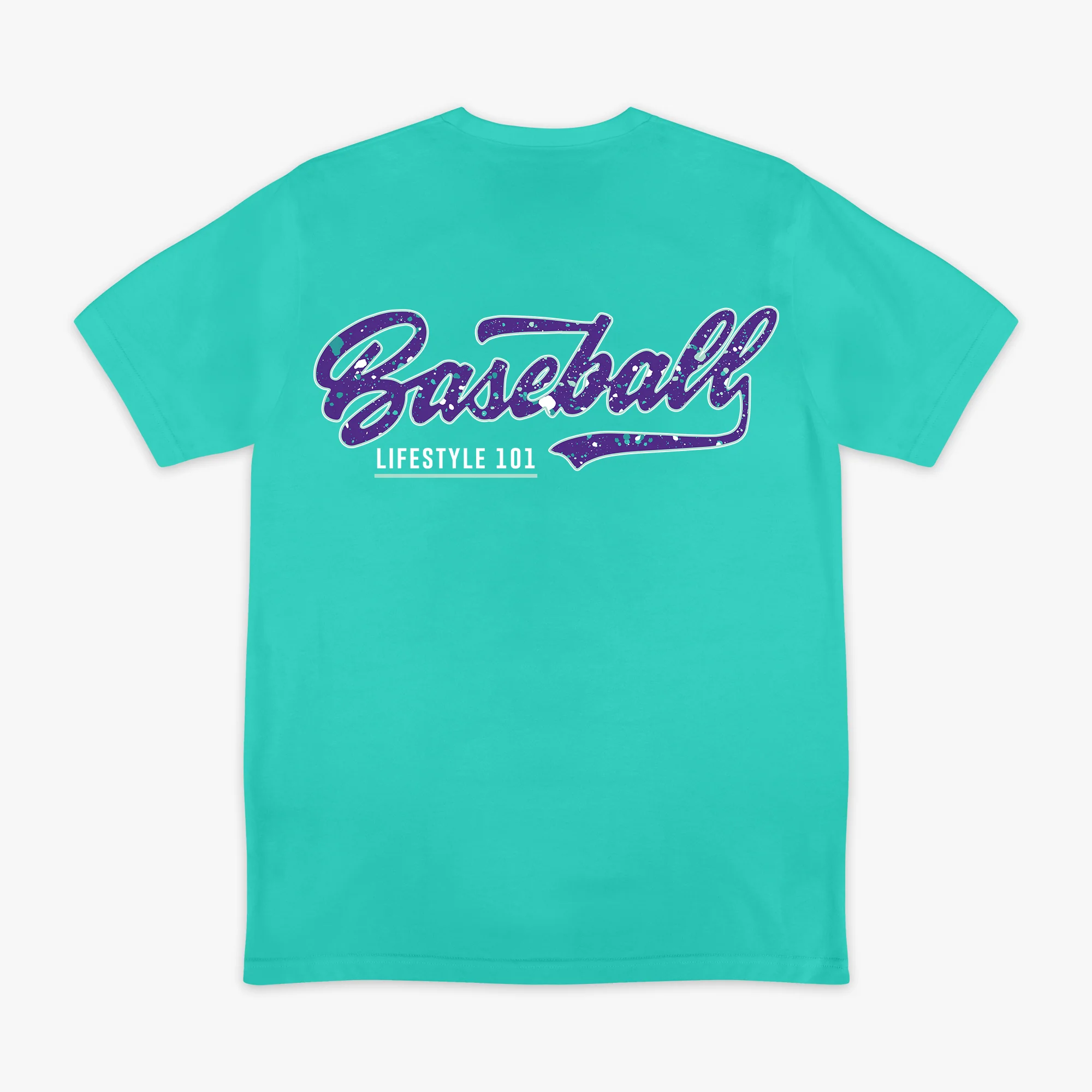 Splatter Established Tee - Teal
