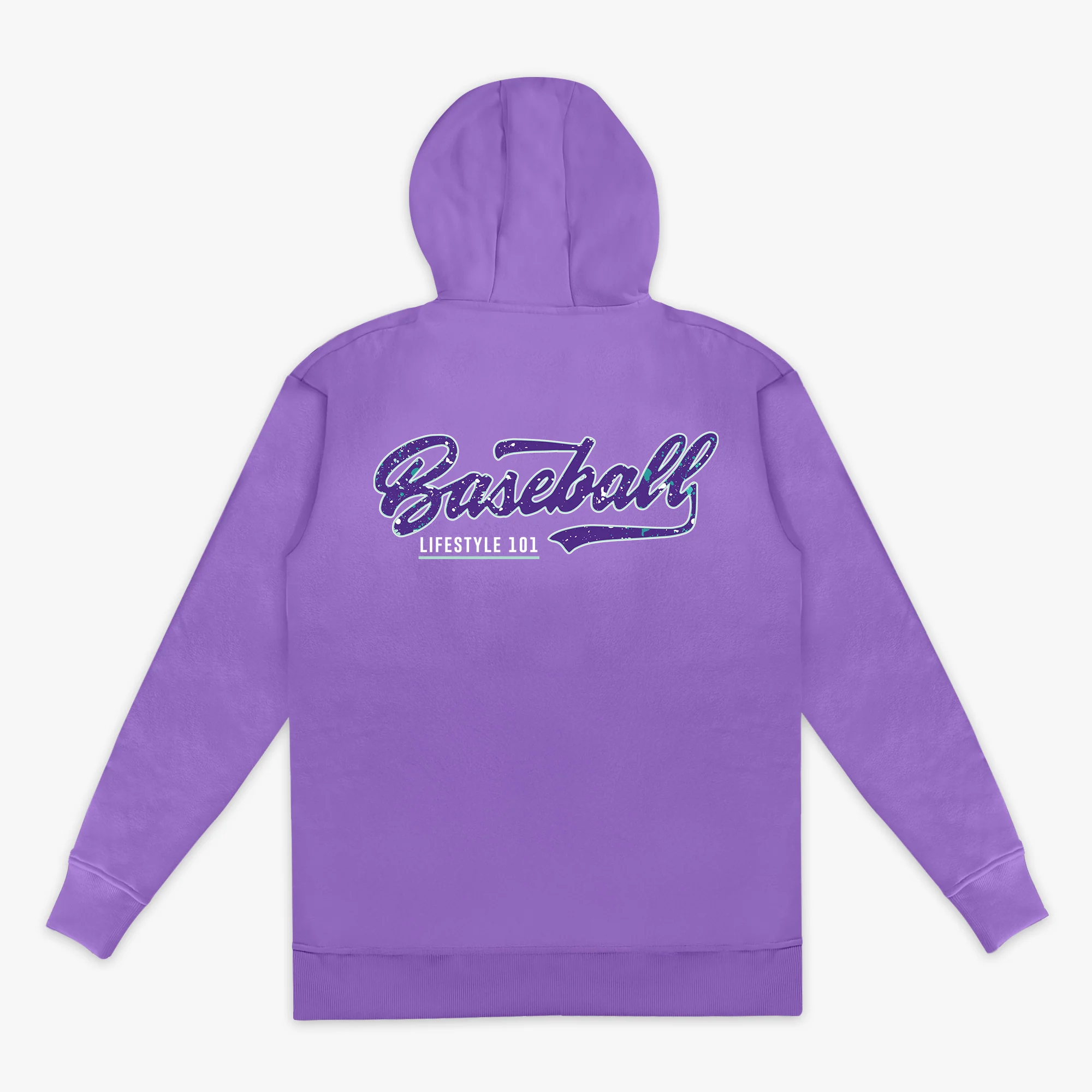 Splatter Hoodie - Purple
