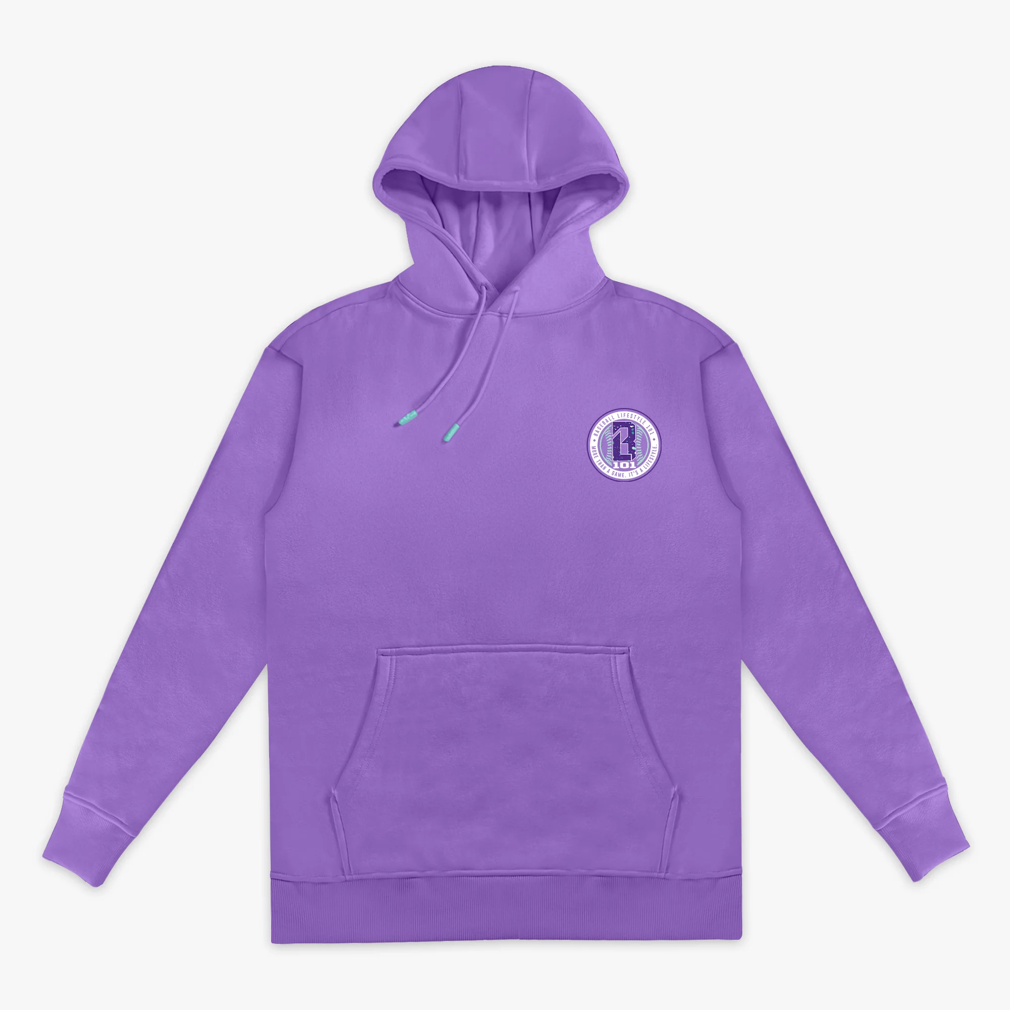 Splatter Hoodie - Purple - Image 2