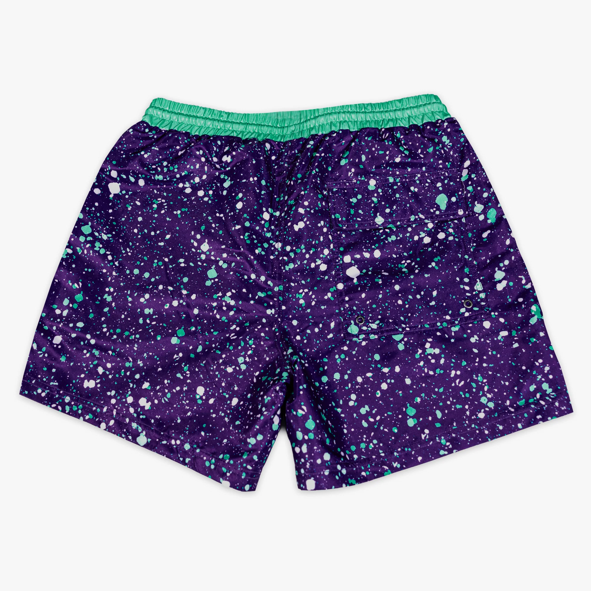 Splatter Youth Swim Trunks - Purple - Image 2