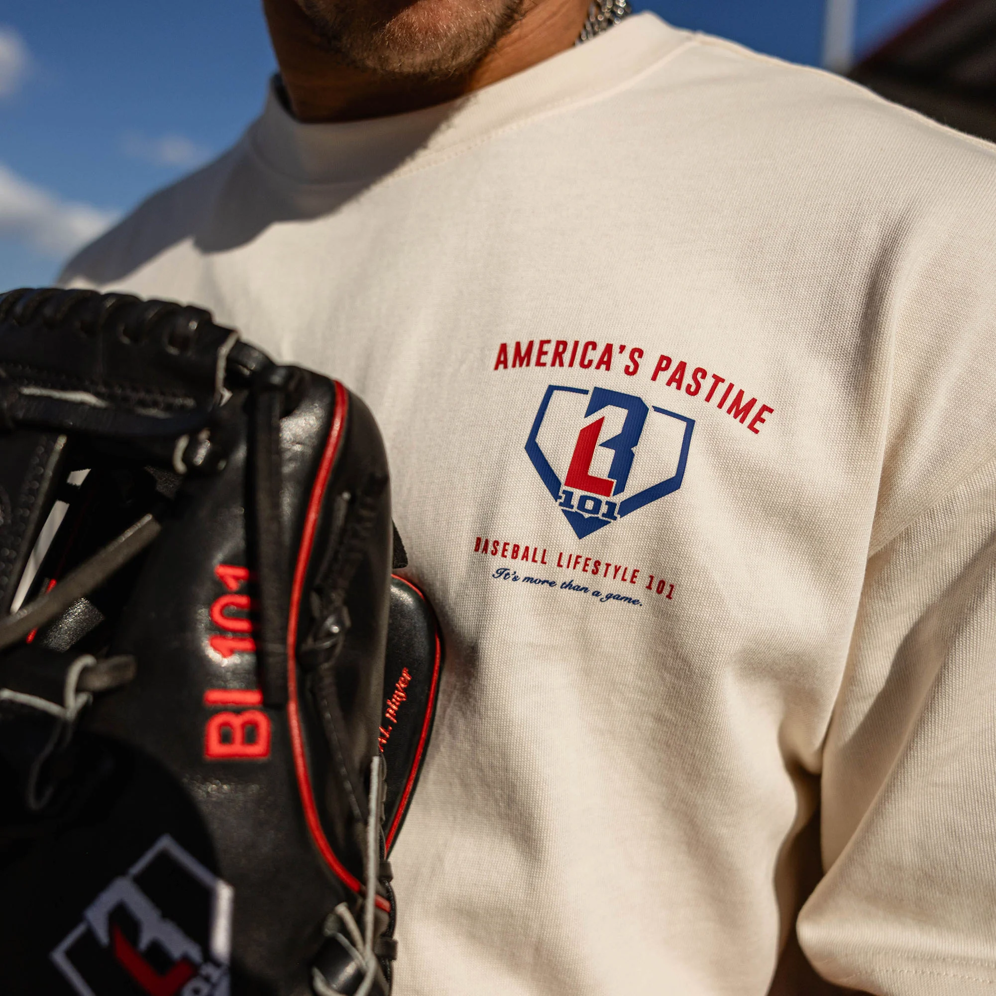 Stadium Relaxed Tee - Bone - Image 4
