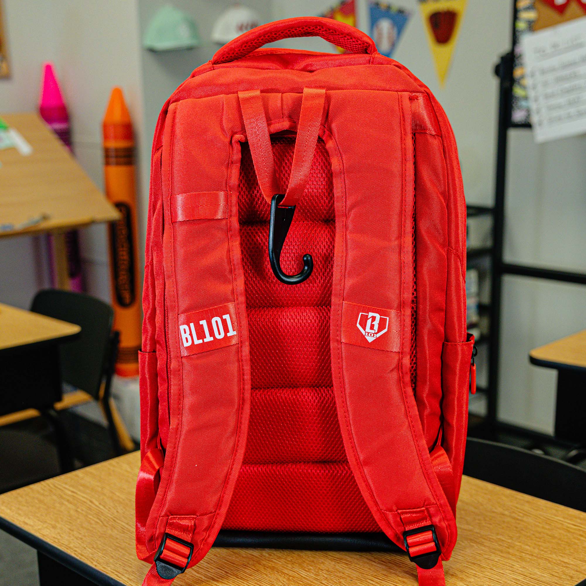 SZN 2 Backpack - Red - Image 4