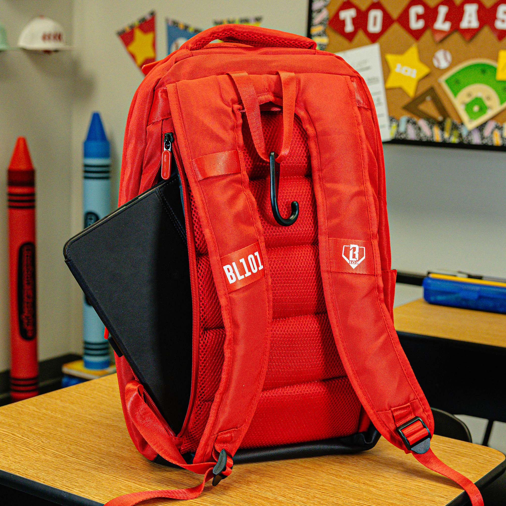 SZN 2 Backpack - Red - Image 6