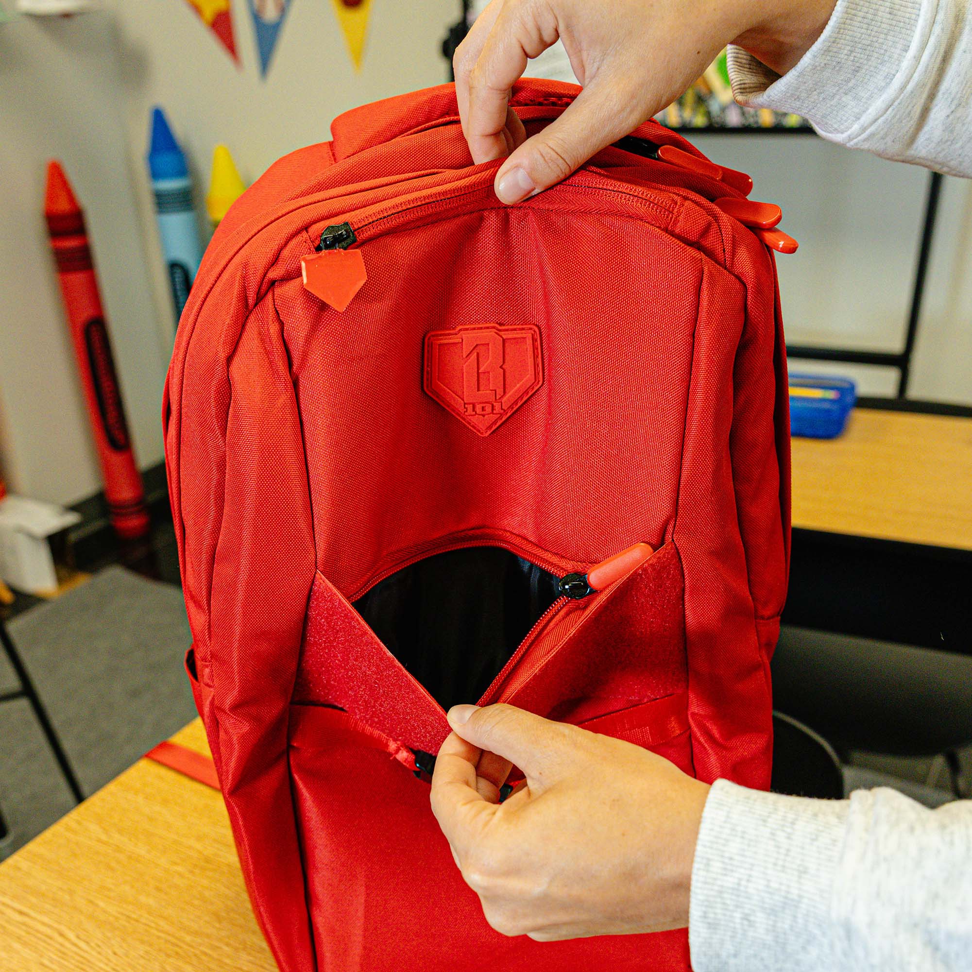 SZN 2 Backpack - Red - Image 7
