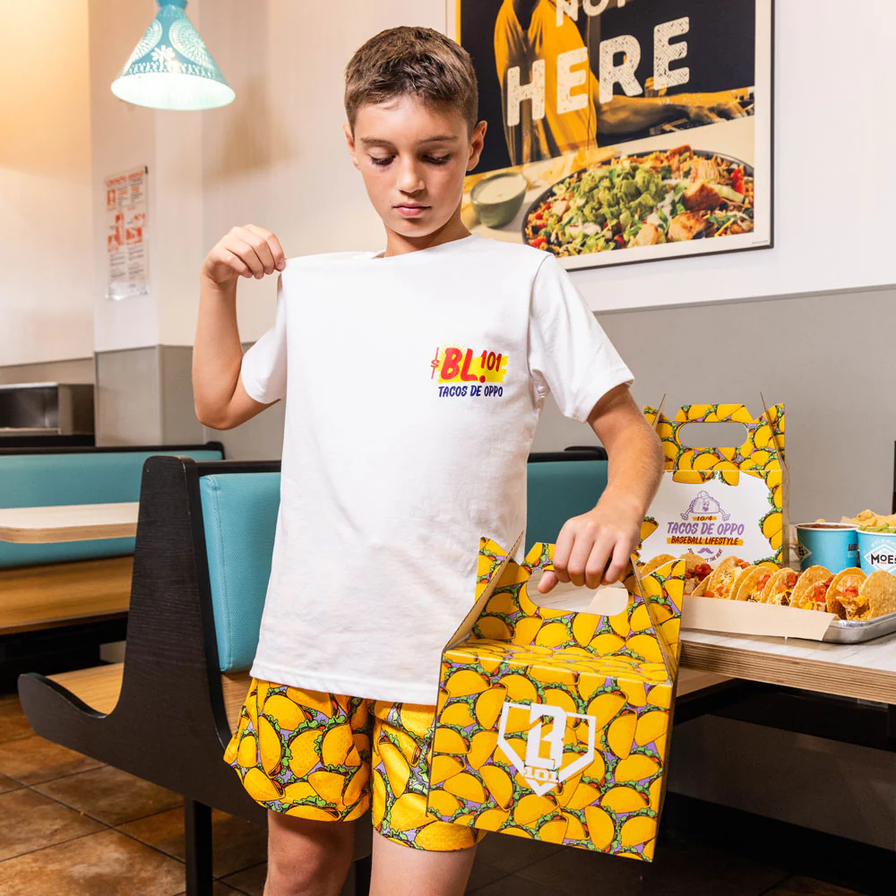 Taco Youth Tee - White - Image 5