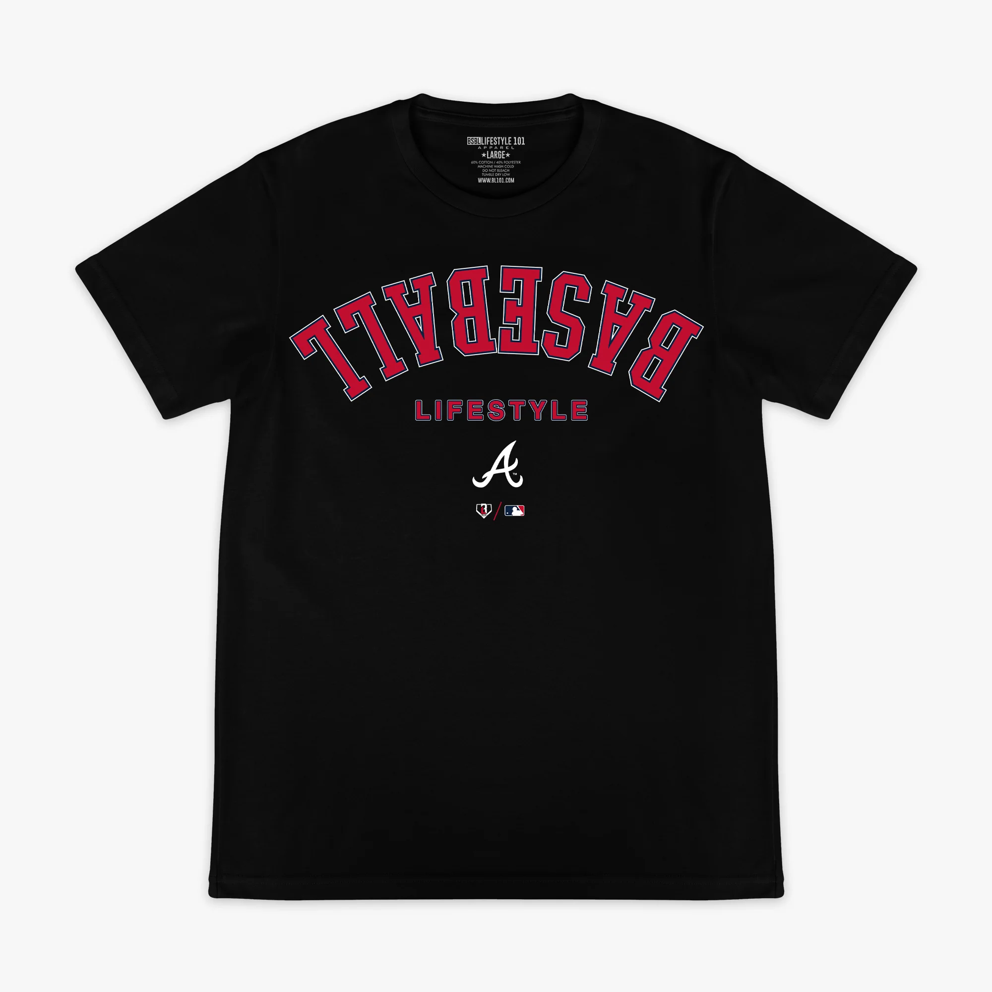 Atlanta Braves Upside Down Tee