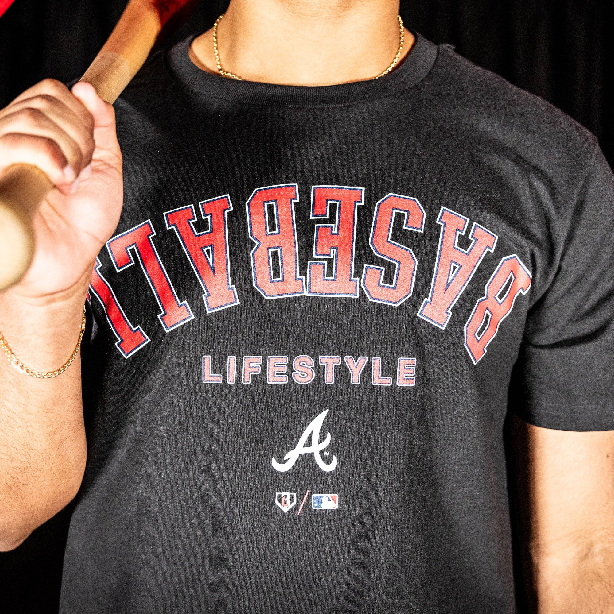 Atlanta Braves Upside Down Tee - Image 4