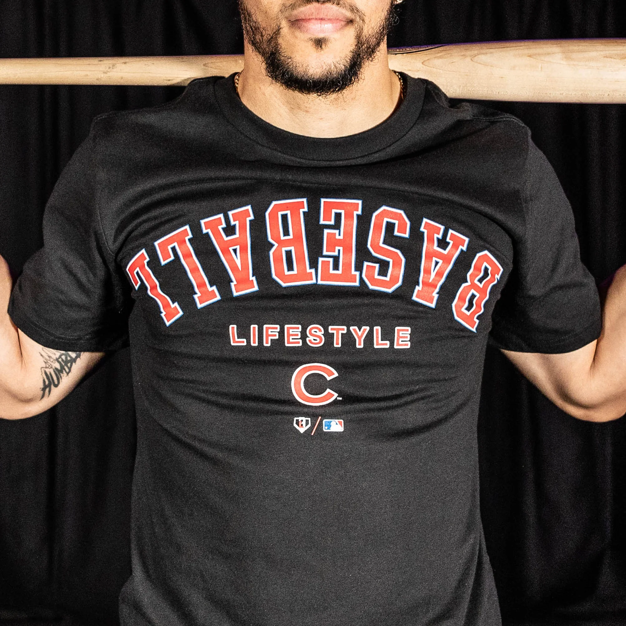 Chicago Cubs Upside Down Tee - Image 4