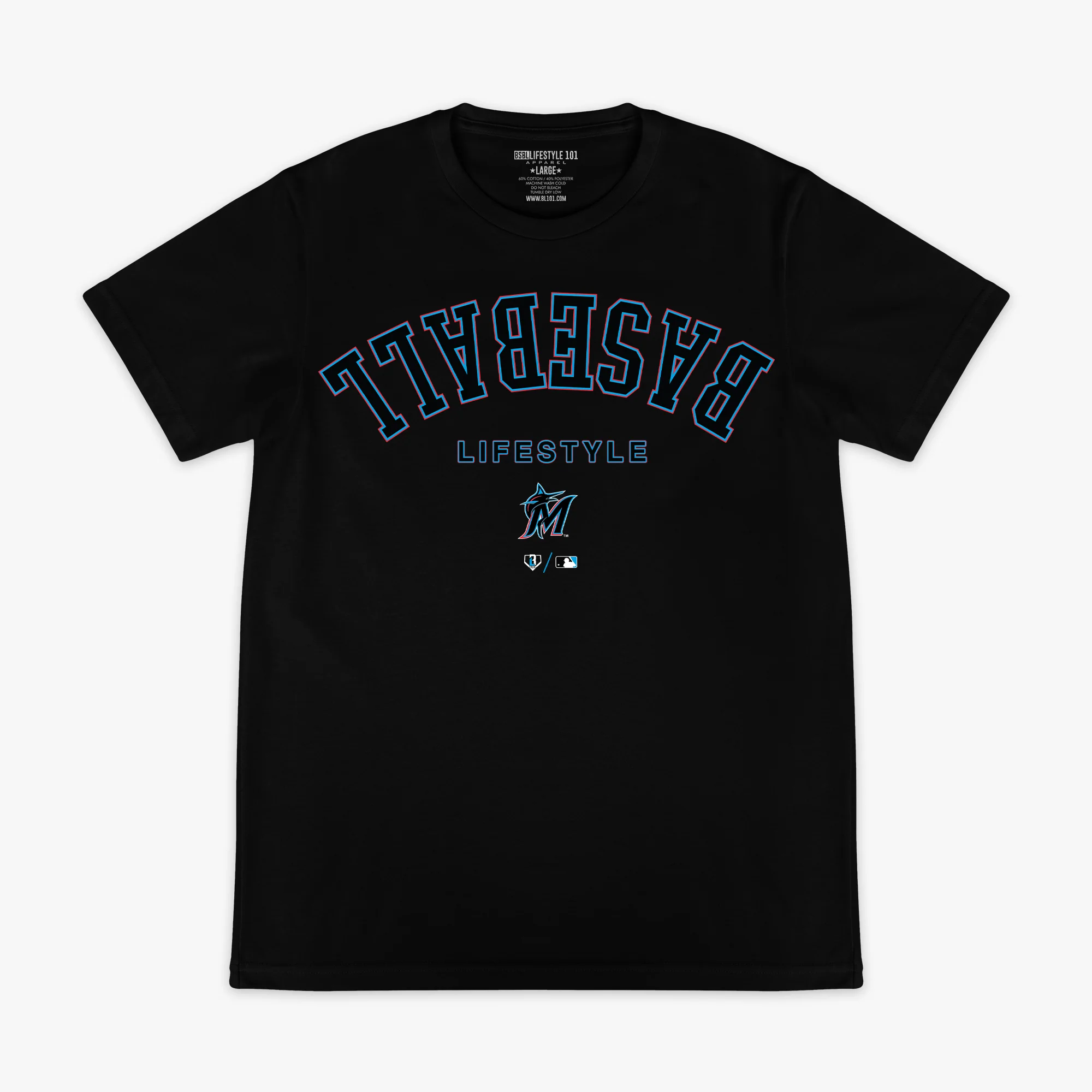 Miami Marlins Upside Down Tee