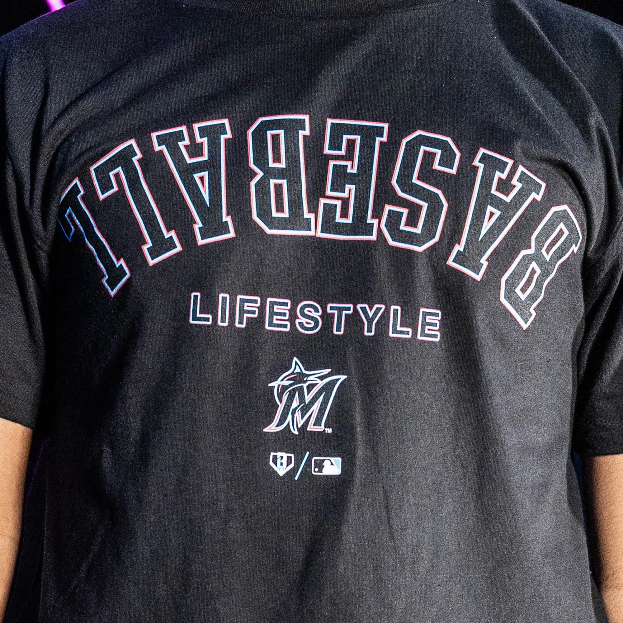 Miami Marlins Upside Down Tee - Image 4