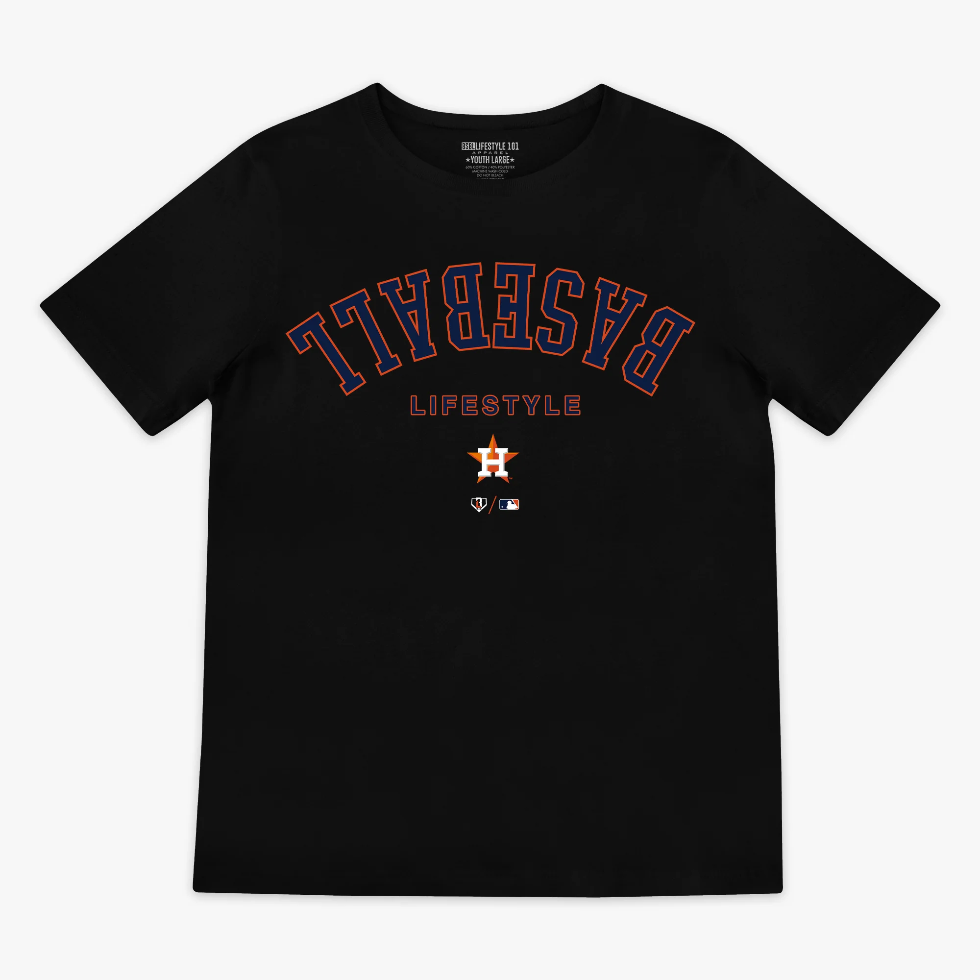 Houston Astros Upside Down Youth Tee