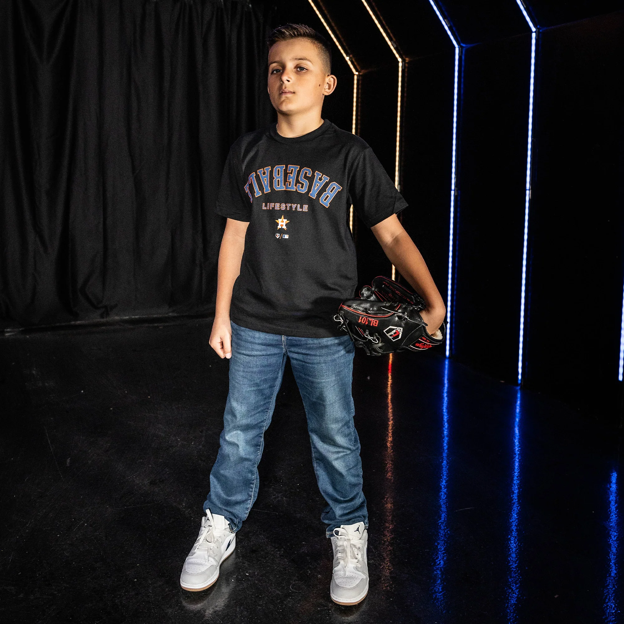 Houston Astros Upside Down Youth Tee - Image 3