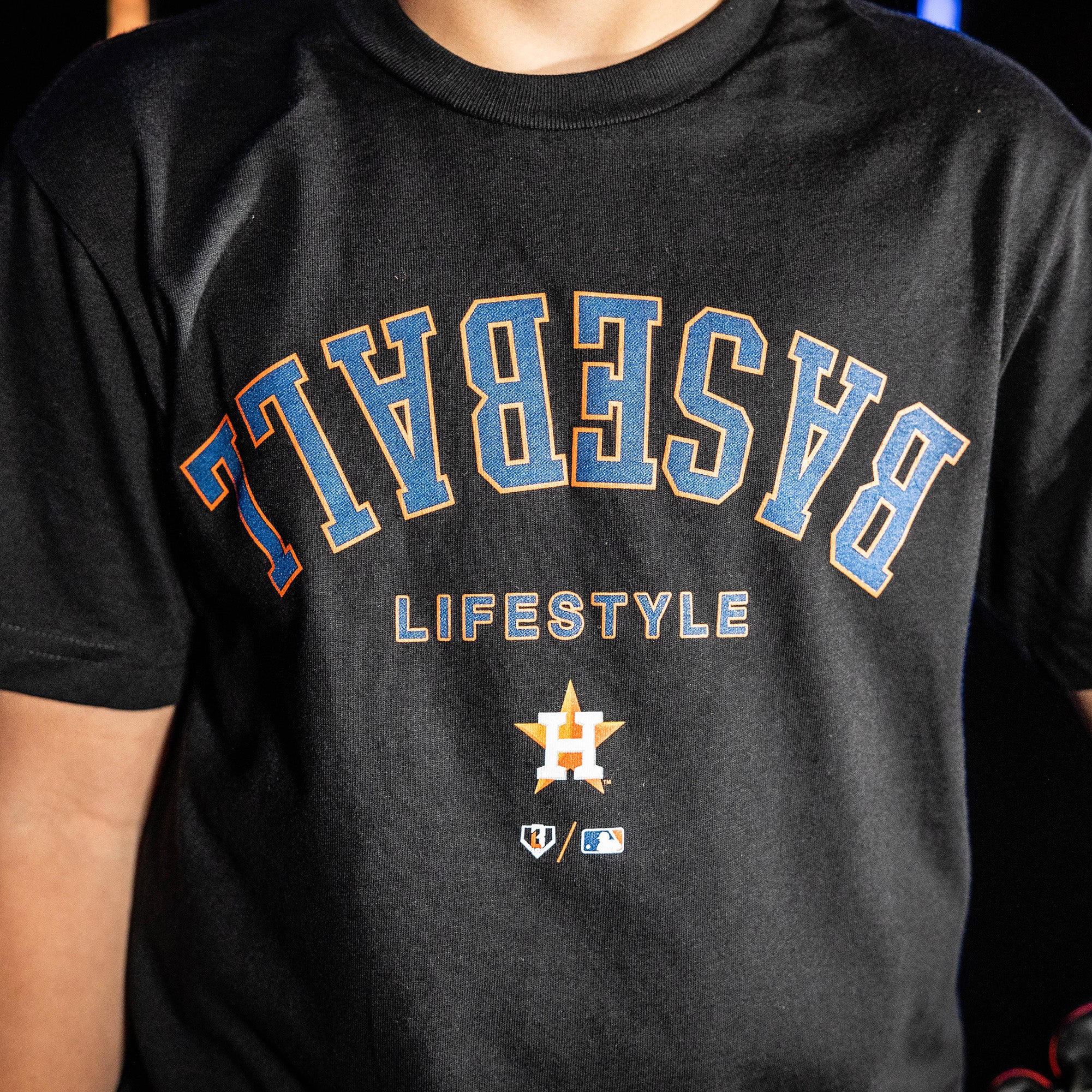 Houston Astros Upside Down Youth Tee - Image 4