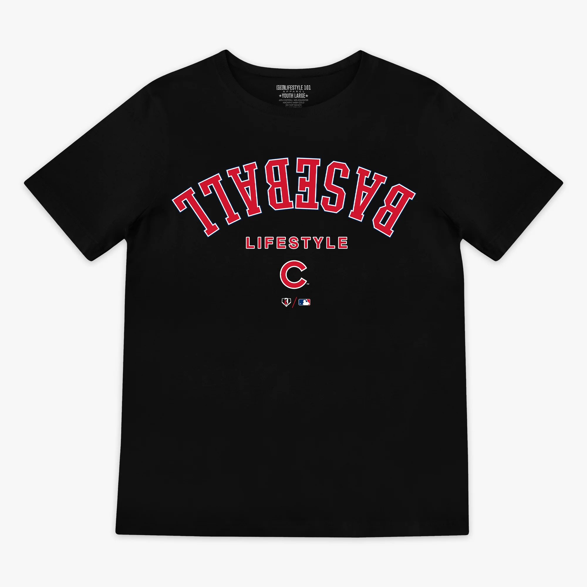 Chicago Cubs Upside Down Youth Tee