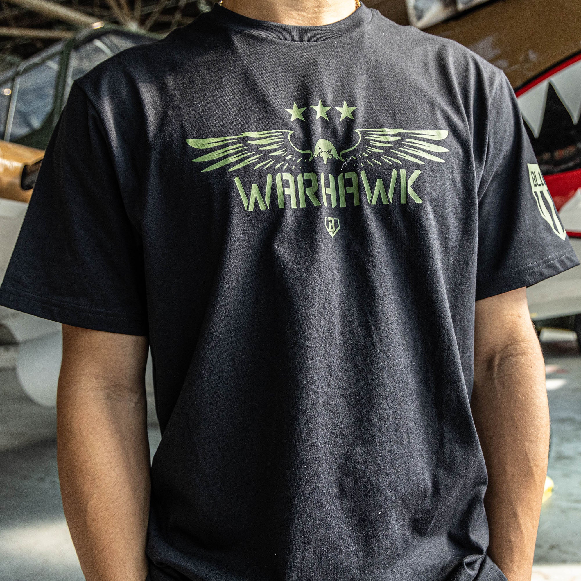 Warhawk Tee - BL Black - Image 4